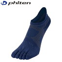 ファイテン Phiten メンズ ランニング専用ソックス 靴下 足王(ソッキング) レーサー 5本指 ヴァイオレット/グレー 27-29cm PHIAL949075