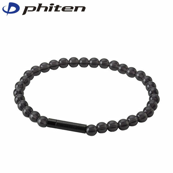 ファイテン Phiten RAKUWAブレスレット EXTREME クリスタルタッチ ブラック/ブラック 18cm PHITG910026