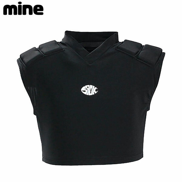 �ޥ��� mine ��� �饰�ӡ� �ץ��ƥ����� �������������� RUGBY SHOULDER GUARD EB 8002 BK MNEEB8002BK