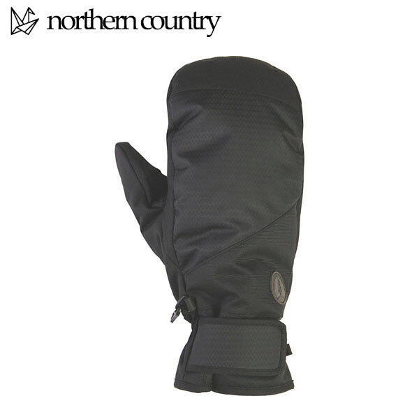 ノーザンカントリー northern country スノーボード スキー 手袋 スノーグローブ ミトンタイプ ブラック 防寒 防水 NTHNA9073BK