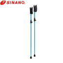 シナノ SINANO ウォーキングポール 1組(2本セット) レビータポータブル+ ショート ブルー 657033 90-105cm 身長約143-147cm 折りたたみ SIN4959431200946