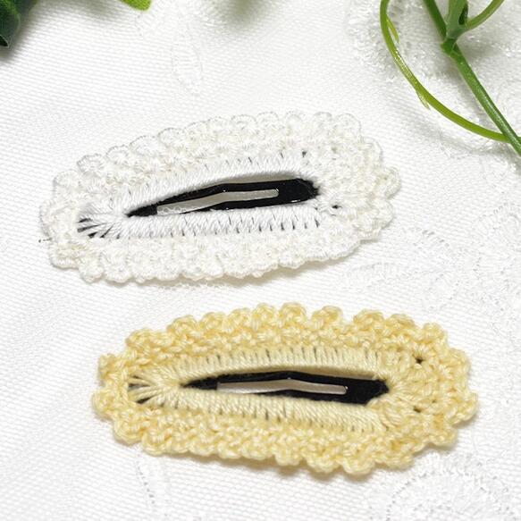 ぱっちんピン 白×黄色 cph-28 【 ピン ヘアアクセサリー カジュアル ギフト 誕生日 プレゼント おしゃれ かわいい きっず おうち ポイント消化 ハン...