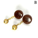 【 Rakuten Fashion THE SALE 50%off 半額 】2wayチョコレートピアス 【 ピアス カジュアル ギフト 誕生日 プレゼント おしゃれ かわいい おうち ポイント消化 ハンドメイド 人気 カラフル fashion 買いまわり 小物 パーティー 七夕 花火大会 夏休み 祭り 】
