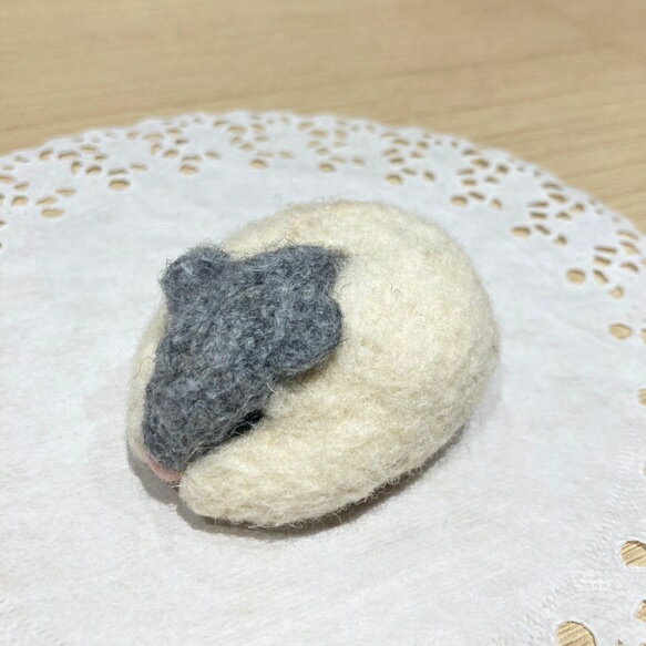 羊毛フェルト ぺたんこハムスター fa-11 【 ハムスター 動物 ぬいぐるみ ギフト 誕生日 プレゼント おしゃれ かわいい ポイント消化 ハンドメイド 人気...