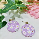 【 Fashion THE SALE 50%off 半額 】くるみボタンピアス 花柄 ビジュー kb‐55【 上品 カジュアル 大人っぽい ギフト 誕生日 プレゼント おしゃれ かわいい おうち ポイント消化 ハンドメイド 人気 買い回り fashion 小物 パーティー 七夕 花火大会 夏休み 祭り 】