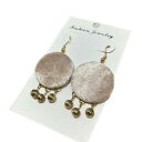 【 Fashion THE SALE 50%off 半額 】 ピアス ゴールド ベロア kb-20【 ヘアアクセサリー 上品 カジュアル 大人っぽい 日本製 ギフト 誕生日 プレゼント おしゃれ かわいい おうち ポイント消化 ハンドメイド 人気 セール 買いまわり 七夕 花火大会 夏休み 祭り 】