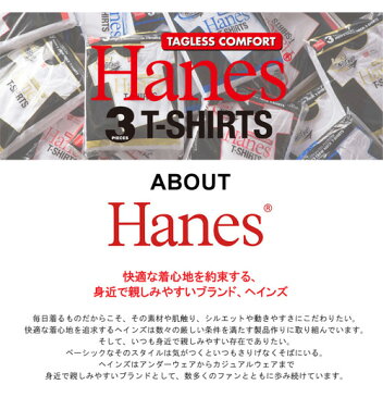 HANES ヘインズ 赤パック 3PTシャツ クルーネック 半袖Tシャツ 無地 パックTシャツ メンズ HM2135G 【楽ギフ_包装】