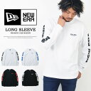 NEW ERA ニューエラ 袖プリント 長袖 Tシャツ 袖ロゴ ロゴTシャツ ロンT プリントTシャツ メンズ レディース ユニセックス 送料無料 12108231 12108234 12108232 12108233