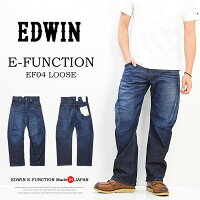 30％OFF セール SALE EDWIN エドウィン E-FUNCTION ルーズフィット ジーンズ ストレッチデニム 日本製 イーファンクション 立体裁断 3D メンズ 送料無料 EF04-126