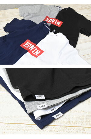 EDWINエドウィンロゴプリント半袖TシャツメンズレディースユニセックスプリントTシャツロゴTシャツ半袖TシャツET5680