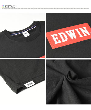 EDWINエドウィンロゴプリント半袖TシャツメンズレディースユニセックスプリントTシャツロゴTシャツ半袖TシャツET5680