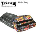 THRASHER スラッシャー ウエストバッグ ボディバッグ 撥水ファスナー THR-245 鞄 カバン かばん メンズ レディース ユニセックス 送料無料