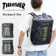 THRASHER スラッシャー バックパック ボックス 30L スクエアリュック THR-260 リュックサック デイパック メンズ レディース ユニセックス 送料無料