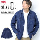 Levi 039 s リーバイス SILVERTAB シルバータブ オーバーサイズ 2ポケットシャツ デニムシャツ A5767-0002 ワークシャツ ビッグシルエット 長袖シャツ メンズ レディース ユニセックス 送料無料