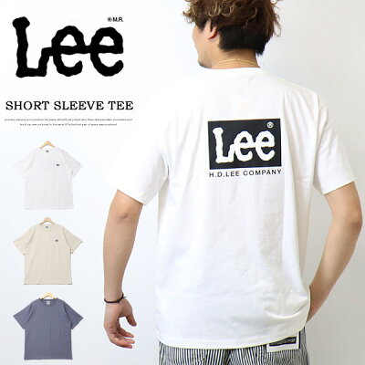 SALE セール Lee リー ロゴ刺繍 バックプリント 半袖 Tシャツ メンズ レディース ユニセックス ロゴTシャツ プリントTシャツ 半袖Tシャツ 半T LT2940