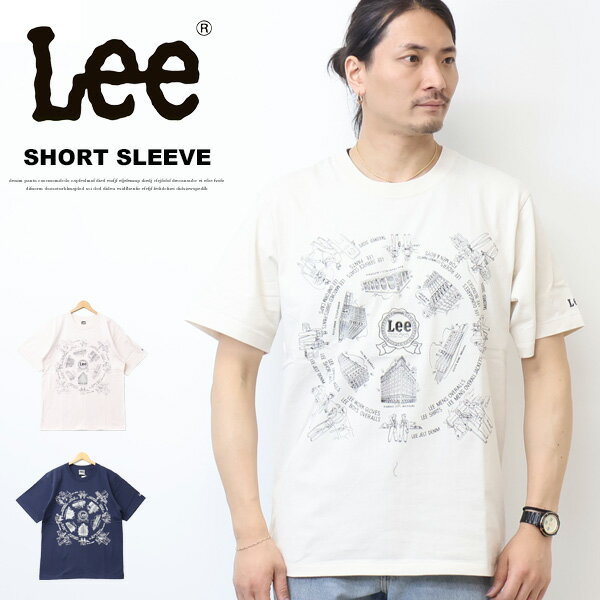 T-Shirts - Lee リー プリント 刺繍 半袖Tシャツ バンダナ メンズ レディース ユニセックス 半T 送料無料 LT3194