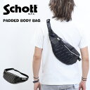 Schott ショット パデッド レザー ボディバッグ 送料無料 3109023 782-3976006