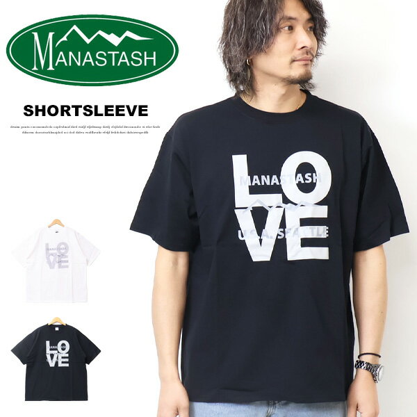 乐天商城 - SALE セール MANASTASH マナスタッシュ CiTee LOVE プリント 半袖Tシャツ メンズ 半T 送料無料 792-3134064
