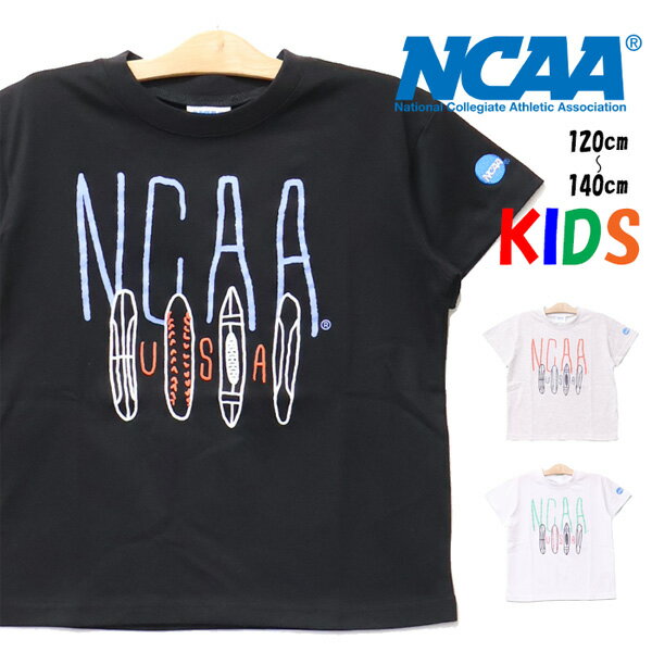 Rakuten - NCAA エヌシーエーエー キッズ プリント 半袖Tシャツ 半T 男の子 女の子 子供服 ジュニア KX1077