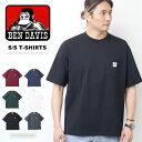 BEN DAVIS ベンデイビス ピスネーム 胸ポケット 半袖Tシャツ ビッグシルエット 半T メンズ ベンデビ ゴリラ 25580002