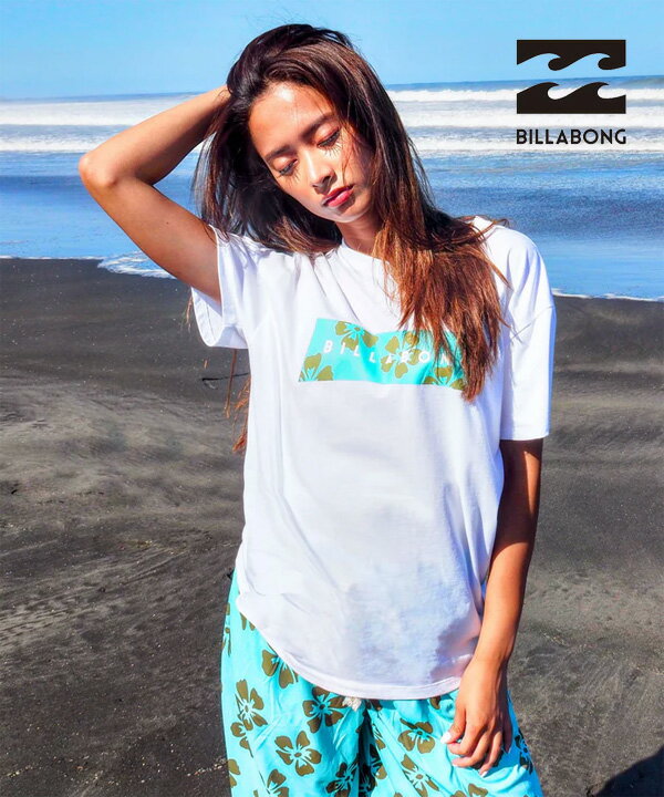 Rakuten - BILLABONG ビラボン ウィメンズ RECTANGLE TEE 半袖Tシャツ 半T BOY FIT レディース BG013200