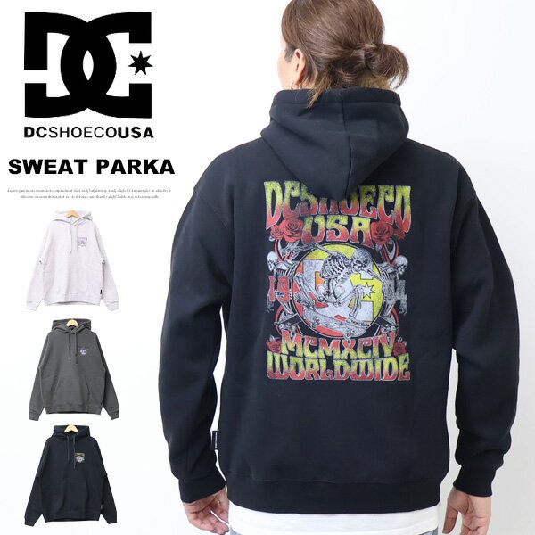 Rakuten - DC SHOES ディーシーシュー プリント 加工 スウェットパーカー プルパーカー 裏起毛 フーディ メンズ 送料無料 DPO254039