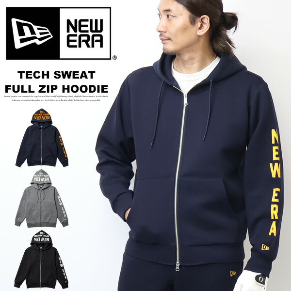 NEW ERA GOLF ニューエラ ゴルフ テックスウェット フルジップフーディー ジップパーカー メンズ ゴルフウェア 送料無料 14669840 14669838 14669839