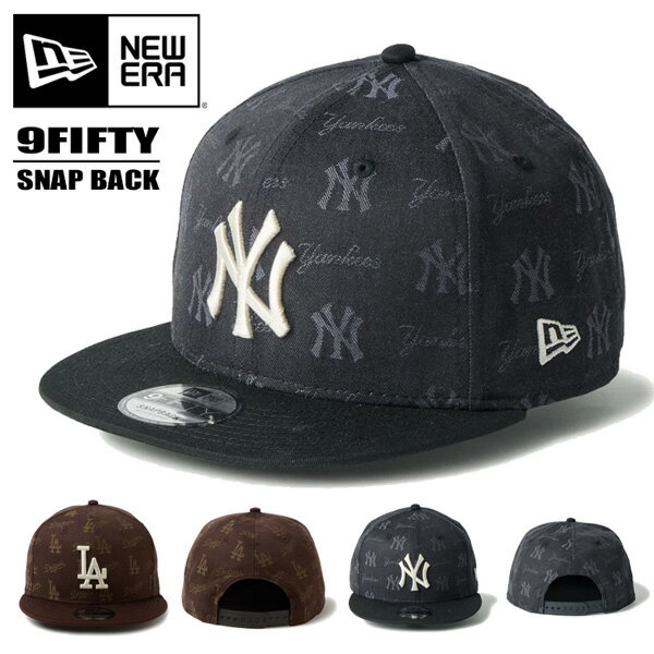乐天商城 - NEW ERA ニューエラ 9FIFTY キャップ MLB Jacquard ニューヨーク・ヤンキース ロサンゼルス・ドジャース 帽子 メンズ 950 送料無料 ジャガード 総柄 14744812 14744818
