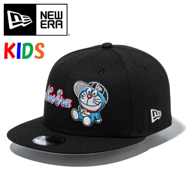 NEW ERA ニューエラ キッズサイズ ドラえもん コラボ キャップ New Era キャップ ブラック 帽子 ジュニア 950 子供用 送料無料 14935376