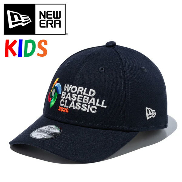 NEW ERA ニューエラ キッズサイズ Youth 9FORTY World Baseball Classic キャップ ワールドベースボールクラシック WBCロゴ 帽子 ジュニア 940 子供用 15073394