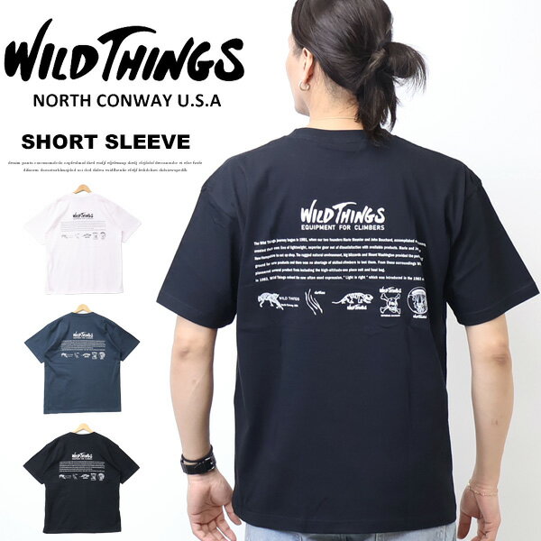 乐天商城 - WILD THINGS ワイルドシングス OLD ICONS TEE 半袖Tシャツ 半T オールドアイコンズTシャツ メンズ ワイシン 送料無料 WT26057K