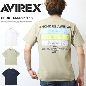 AVIREXアヴィレックスガールズアイパッチ半袖TシャツメンズプリントTシャツ半袖Tシャツ半Tアビレックス送料無料6123271