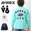 AVIREX アヴィレックス チョコレートプラネット コラボ 長袖Tシャツ 刺繍 チョコプラ ロンT 長T メンズ レディース ユニセックス アビレックス 送料無料 783-2230020 6,600円