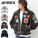 アヴィレックス AVIREX アヴィレックス レトロボア B-3ジャケット TOP GUN 783-2952004 6112177 アウター トップガン メンズ ボアジャケット ワッペン 刺繍 アビレックス 送料無料