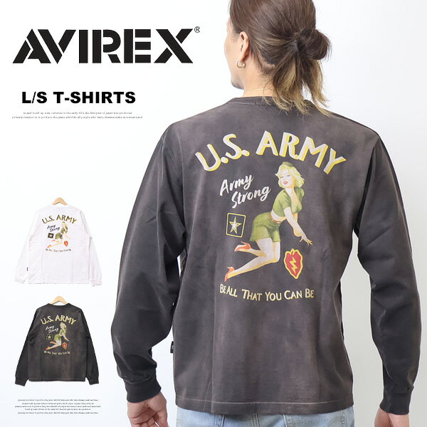 Rakuten - AVIREX アヴィレックス ホットレディ オフィサー 長袖Tシャツ メンズ ロンT 長T アビレックス 送料無料 783-5230029