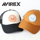 AVIREX アヴィレックス VARSITY CITY ワッペン メッシュキャップ 帽子 キャップ メンズ ベースボールキャップ アビレックス 80974400
