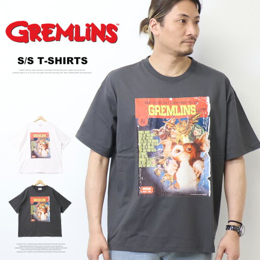 GREMLINES グレムリン ムービーポスタープリント 半袖Tシャツ 半T ギズモ メンズ 送料無料 5515003 GREMLINES グレムリン ムービーポスタープリント 半袖Tシャツ 半T ギズモ メンズ 送料無料 5515003