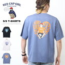 Red Cap Girl レッドキャップガール 冷感とろみポンチ バックプリント 半袖Tシャツ 半T ビッグシルエット オーバーサイズ メンズ レディース ユニ...