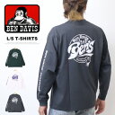 BEN DAVIS ベンデイビス サークルロゴ 長袖Tシャツ ビッグシルエット ロンT 長T メンズ ゴリラ ベンデビ 送料無料 25780031