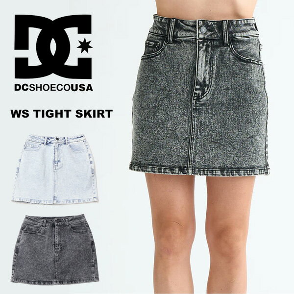 DC SHOES 디시슈 레이디스 데님 미니 스커트 무료 배송 LSK251305