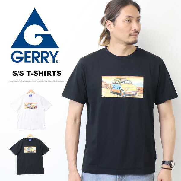 乐天商城 - GERRY ジェリー プリント 半袖Tシャツ 半T メンズ NGS507