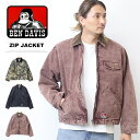 BEN DAVIS ベンデイビス コーデュロイ衿 トラッカージャケット ワークジャケット メンズ ライトアウター ブルゾン ゴリラ 送料無料 25780007