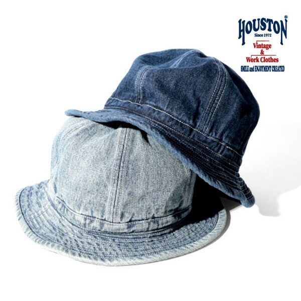 Rakuten - HOUSTON ヒューストン DENIM ARMY HAT デニムアーミーハット 帽子 メンズ 送料無料 6677