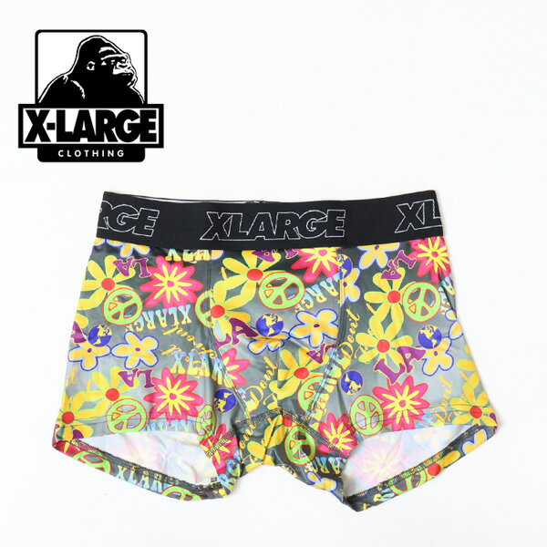Rakuten - X-LARGE エクストララージ ボクサーパンツ Flowers and Peace アンダーウェア 下着 肌着 メンズ エックスラージ 81680200