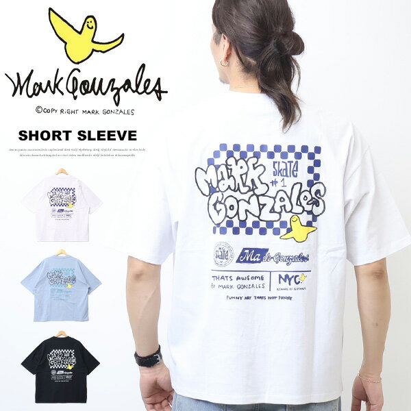 Rakuten - MARK GONZALES マークゴンザレス バックプリント 半袖Tシャツ 半T メンズ 送料無料 MGT-26202 DS