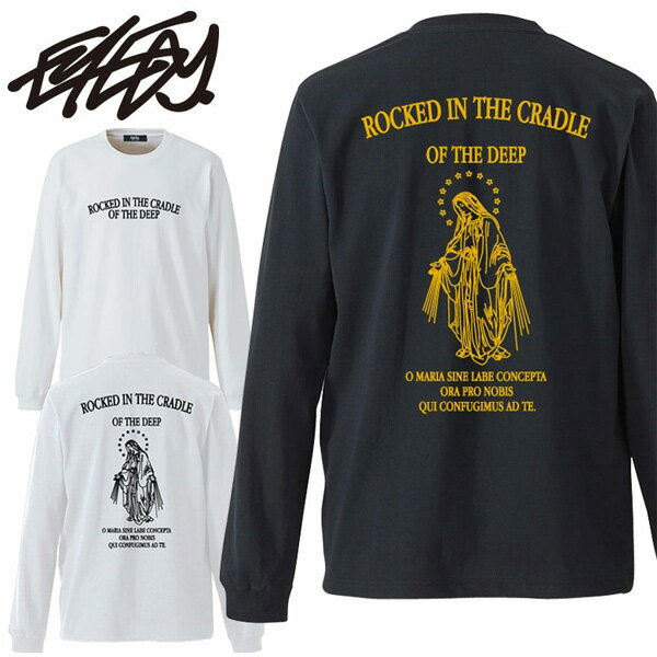 EYEDY アイディ プリント 長袖Tシャツ メダイマリア 長T ロンT メンズ EYE-LTM025