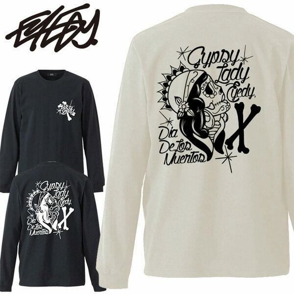 乐天商城 - EYEDY アイディ プリント 長袖Tシャツ ジプシーレディ 長T ロンT メンズ EYE-LTM081