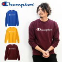 SALE セール Champion チャンピオン C3-Q002 ロゴプリント スウェットシャツ 裏毛スウェット トレーナー クルーネック ワンポイント ベーシック BASIC 定番 メンズ レディース ユニセックス 送料無料