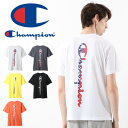 大きいサイズ SALE セール Champion チャンピオン C3-RS309L バックプリント 半袖 Tシャツ ロゴプリント メンズ レディース ユニセックス 半袖Tシャツ ロゴTシャツ