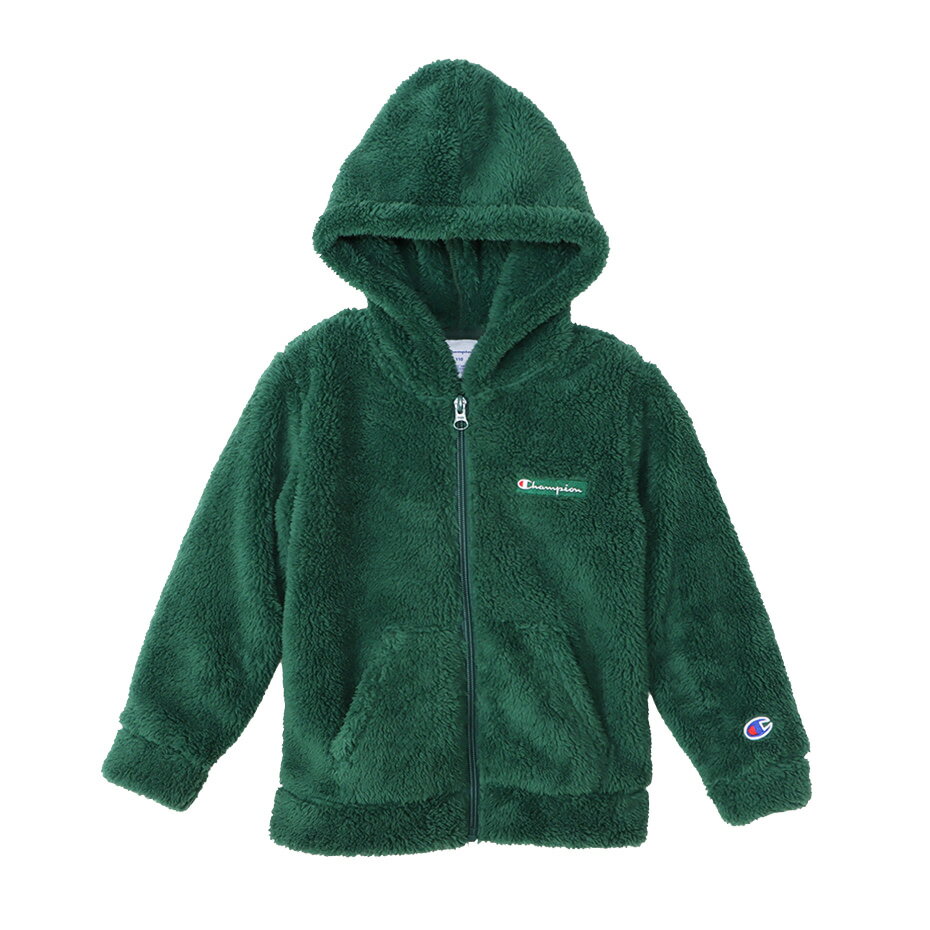 しーちゃん新品タグ付グリーンレーベル チャンピオン ボアフリースパーカー Champion（チャンピオン） Champion KIDS ボアフリース ジップパーカー